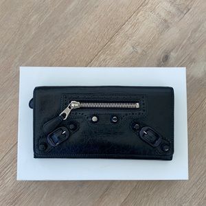Black Balenciaga Wallet